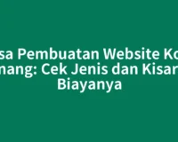 Jasa Pembuatan Website Kota Pinang: Cek Jenis dan Kisaran Biayanya
