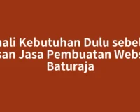 Kenali Kebutuhan Dulu sebelum Pesan Jasa Pembuatan Website Baturaja