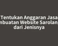 Tentukan Anggaran Jasa Pembuatan Website Sarolangun dari Jenisnya